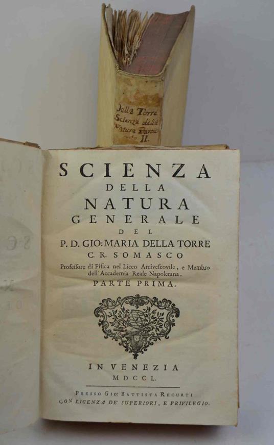 Scienza della natura generale - copertina