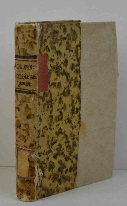 Acta Synodalia Bergomen. Ecclesiae... In unum volumen redacta et multiplici Indice locuplentata ad commodiorem usum Ecclesiasticorum - copertina