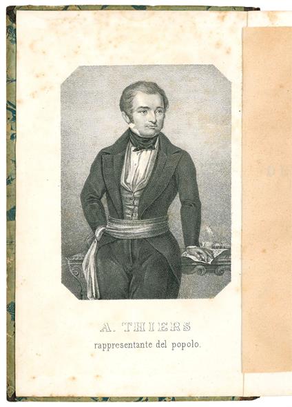 Trattato della proprietá, del comunismo, del socialismo, dell'imposta. Libri quattro per Adolfo Thiers. Prima versione italiana. (insieme a:) Il socialismo. Diritto al lavoro. Risposta al sig. Thiers di Luigi Blanc. Prima versione italiana - Adolphe Thiers - copertina