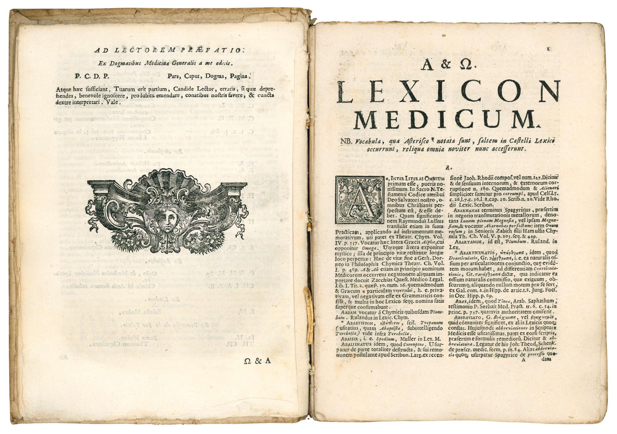 Amaltheum Castello-Brunonianum, siue lexicon medicum primum a Bartholomæo Castello Messanensi inchoatum, ab aliis etiam continuatum, tandem ad vera, nouaque artis medicæ principia accomodatum ... cura, et studio iterato Jacobi Pancratii Brunonis, ..