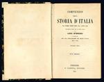 Compendio della storia d'Italia dai primi tempi sino all'anno 1850. Nuovamente scritto per uso delle scuole da Luigi Sforzosi e continuato sino alla proclamazione del Regno d'Italia. Volume unico. Terza edizione