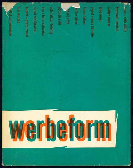 Werbeform 1954 - copertina