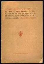 Vittorio Alfieri poeta e cittadino. Discorso letto in Palazzo Vecchio nel salone dei Cinquecento per la commemorazione centenaria il XIX ottobre MCMIII da Isidoro del Lungo