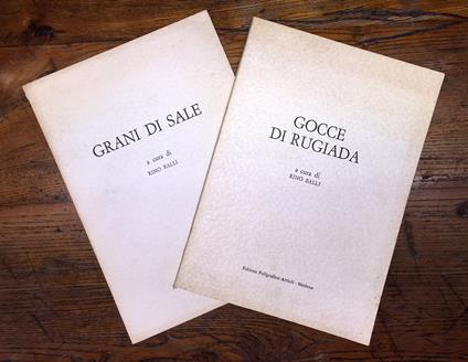 Grani di sale. Gocce di rugiada - Rino Balli - copertina
