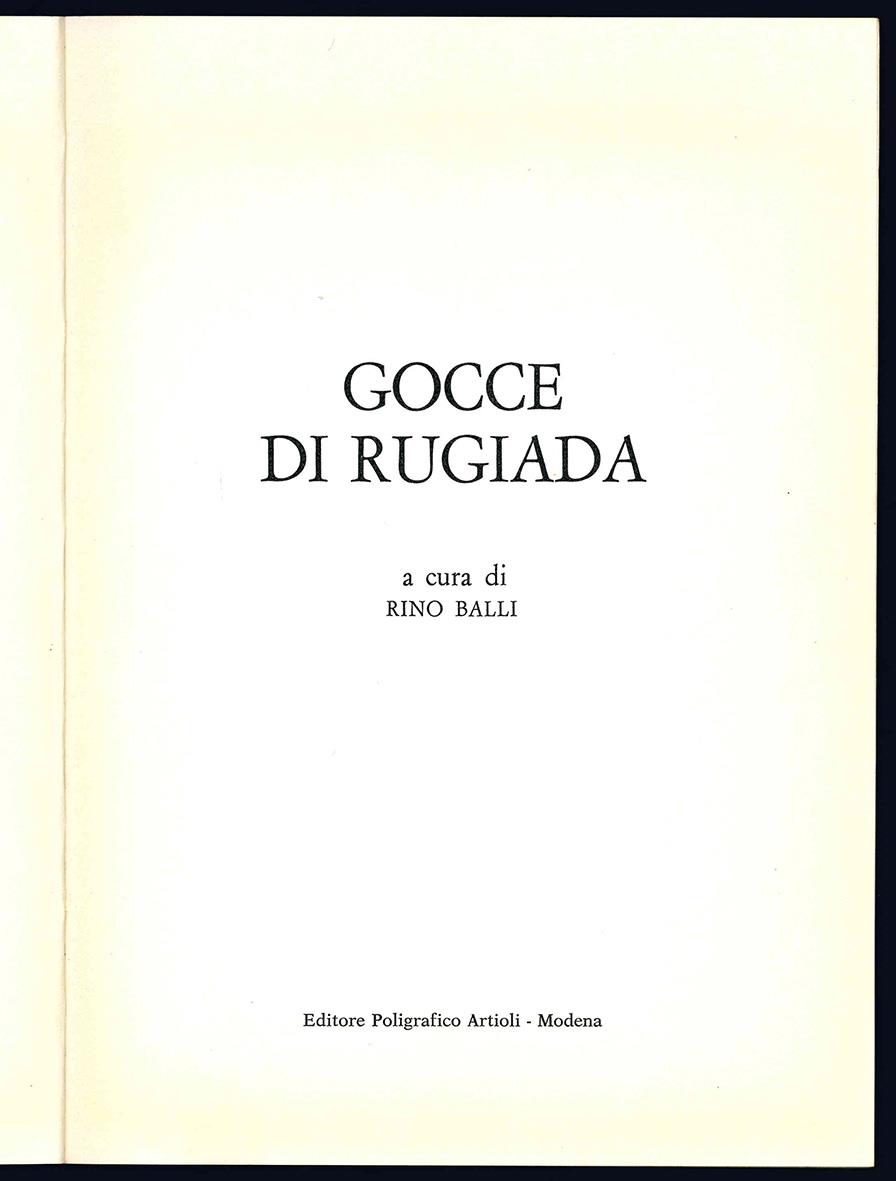 Grani di sale. Gocce di rugiada