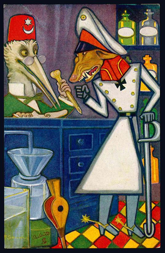 5 cartoline illustrate (mm 139x88), non scritte - Francisco Sancha Lengo - copertina