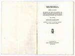Memoria sopra la scossa che provano gli animali nel momento che cessano di fare arco di comunicazione fra i poli d'un elettromotore e sopra qualche altro fenomeno fisiologico dell'elettricita del dottore Stefano Marianini professore di fisica e di ma