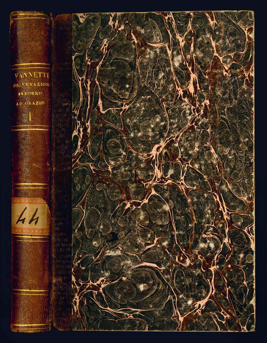 Osservazioni intorno ad Orazio...Edizione II divisa in tre volumi con aggiunta di una Novella inedita dello stesso autore. Tomo Primo (-Terzo)