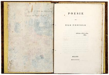 Poesie di Ugo Foscolo - Ugo Foscolo - copertina