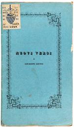 Nuovi versi di Giuseppe Giusti