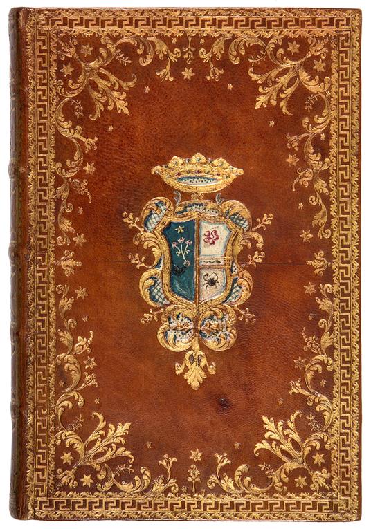 Uffizio della B. V. Maria per tutti i tempi dell'anno, con le dichiarazioni, e spiegazioni dell'abate Alessandro Mazzinelli. [Legato con:] Uffizio della B. V. Maria nell'Avvento con le dichiarazioni, e spiegazioni dell'abate Alessandro Mazzinelli. [L - Alessandro Mazzinelli - copertina