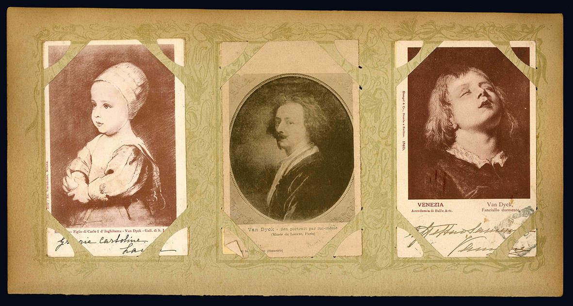 Lotto di 33 cartoline raffiguranti personaggi illustri