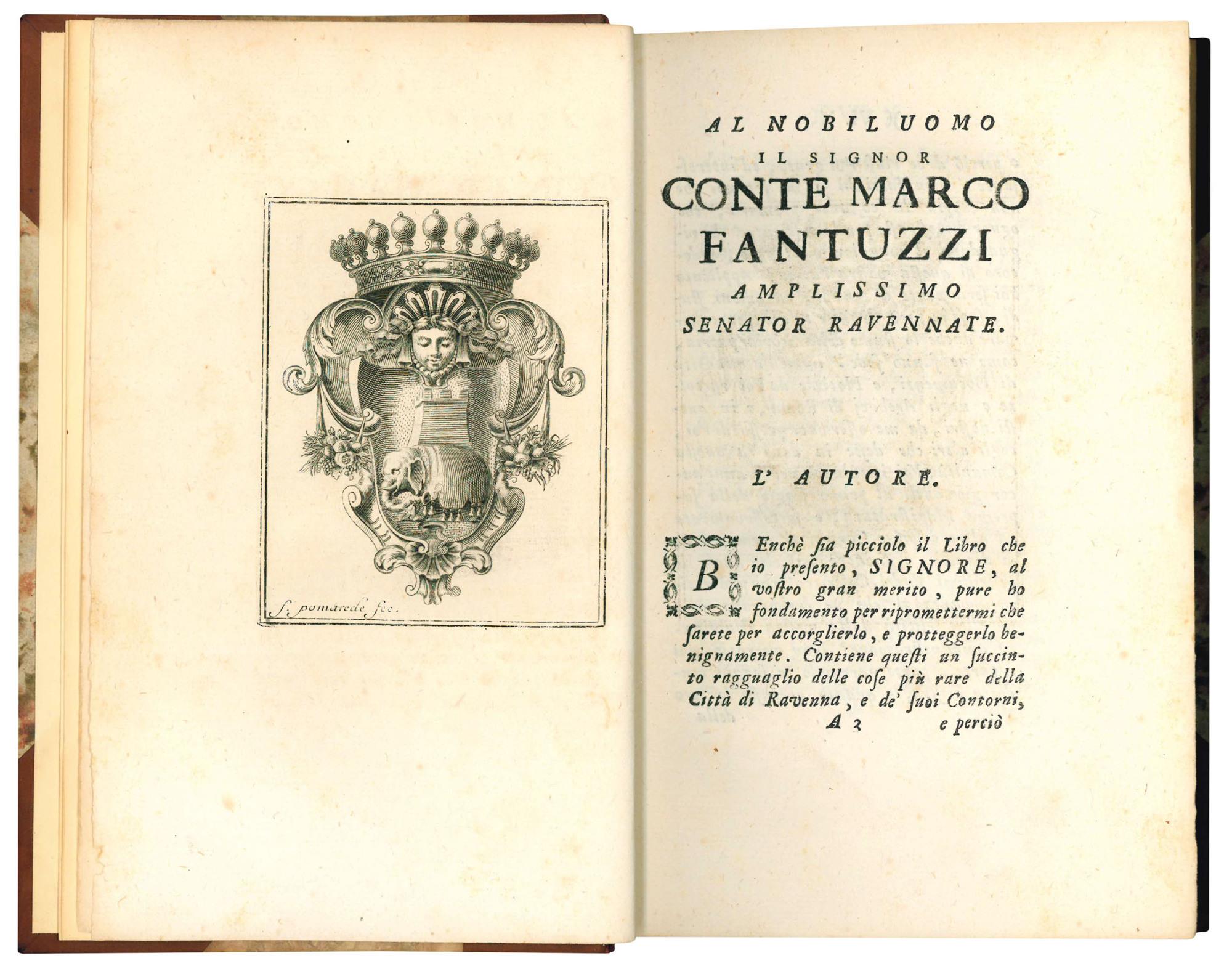 Il forestiere instruito delle cose notabili della città di Ravenna, e suburbane della medesima operetta di Francesco Beltrami prete ravennate