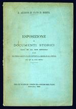 Esposizione di documenti storici dall'VIII al XIX secolo e di una speciale raccolta di altri spettanti alla medicina ed alla chirurgia dal XIV al XVIII secolo, aperta nell'occasione del X congresso dell'Associazione medica italiana. Settembre 1882 [a