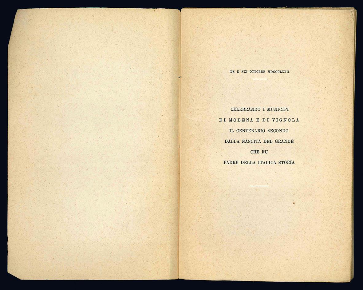 Cenni storici intorno a Lodovico Antonio Muratori
