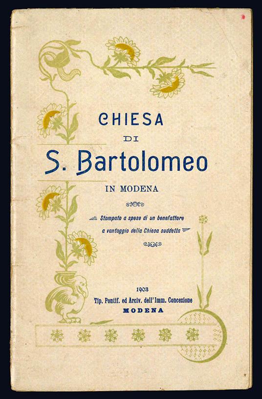 Chiesa di S. Bartolomeo in Modena - Diocesi Di Modena - copertina