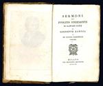 Sermoni di Ippolito Pindemonte, di Gasparo Gozzi, di Giuseppe Zanoja e di Teresa Albarelli Vordoni