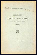 Privilegi concessi agli ebrei dal vicerè Pietro di Toledo (1535-36)