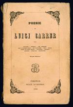 Poesie di Luigi Carrer. Seconda Edizione