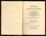 Manuale logaritmico-trigonometrico contente i logaritmi volgari o di Brigg di tutti i numeri fino a 108000 con sette decimali, i logaritmi di Gauss, i logaritmi delle funzioni trigonometriche di dieci in dieci secondi per i primi ed ultimi nove gradi