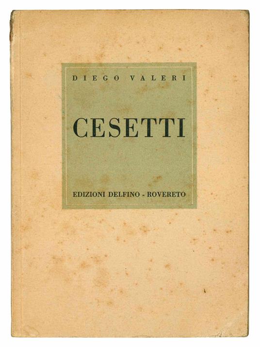 Giuseppe Cesetti - Diego Valeri - copertina