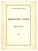 Riminescenze sparse. Ristampa con aggiunte