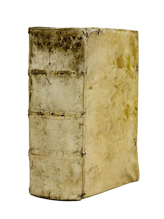 Epistolicarum quaestionum libri V. In quîs ad varios scriptores, plaeraque ad T. Livium, Notae. Antwerp, Christoph Plantin, 1577. [bound with:] Liber de rebus per epistolam quæsitis [...] adjuncta est Francisci Campani Quaestio Virgiliana. Paris, Hen - copertina