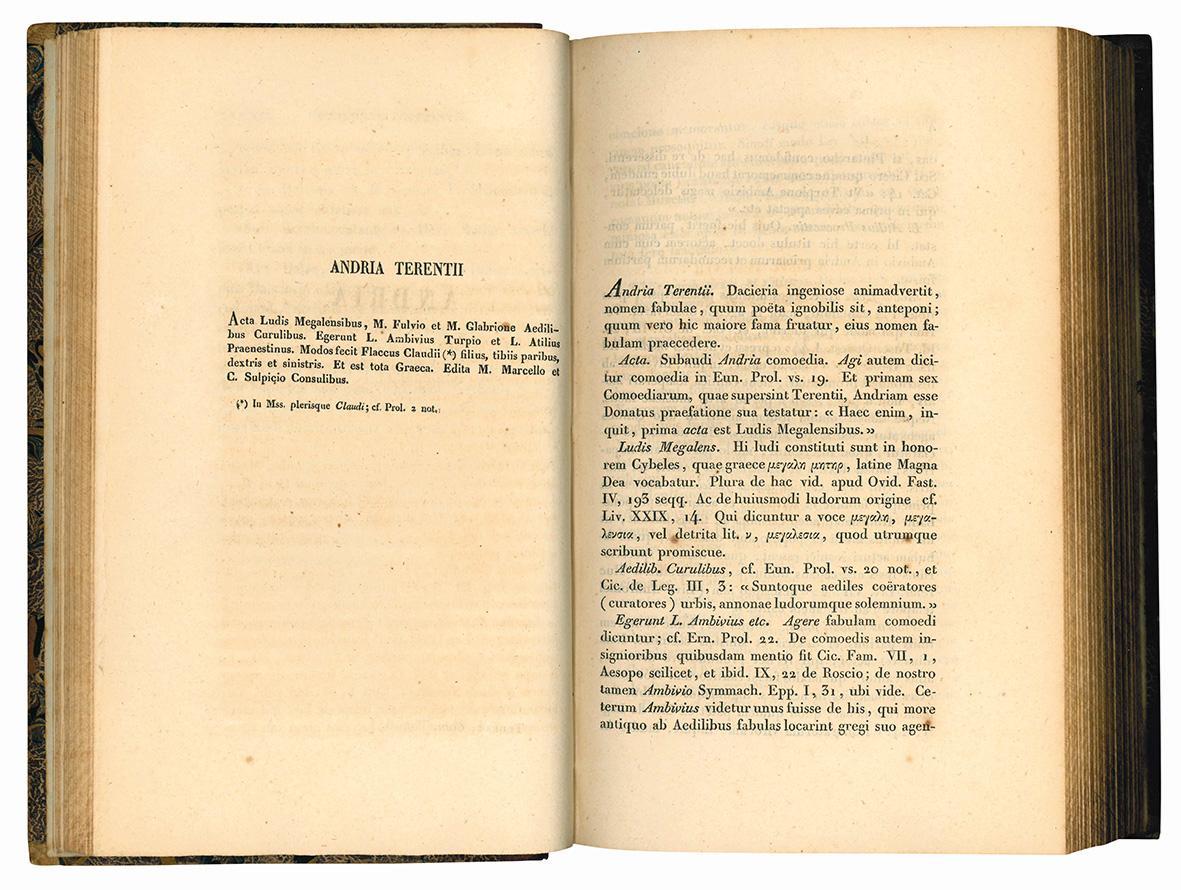 Publii Terentii Afri Comoediae ex recensione F. G. Perlet. Tomus primus (-secundus)