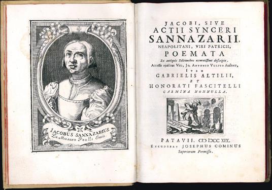 Poemata ex antiquis editionibus accuratissime descripta. Accessit eiusdem vita, Jo. Antonio Vulpio auctore - Iacopo Sannazzaro - copertina