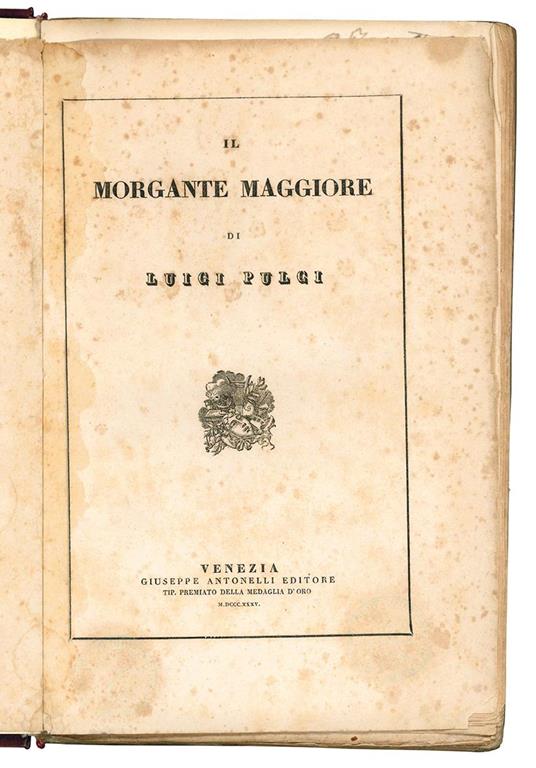 Il Morgante Maggiore di Luigi Pulci - Luigi Pulci - copertina