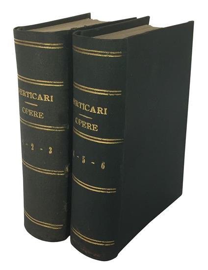 Opere di Giulio Perticari. Volume I (-V). (Insieme a:) Degli scrittori del Trecento e dei suoi imitatori. Libri due di Giulio Perticari - Giulio Perticari - copertina