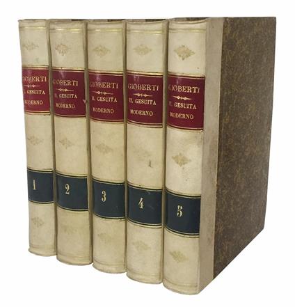 Il gesuita moderno. Volume I (-V) - Vincenzo Gioberti - copertina
