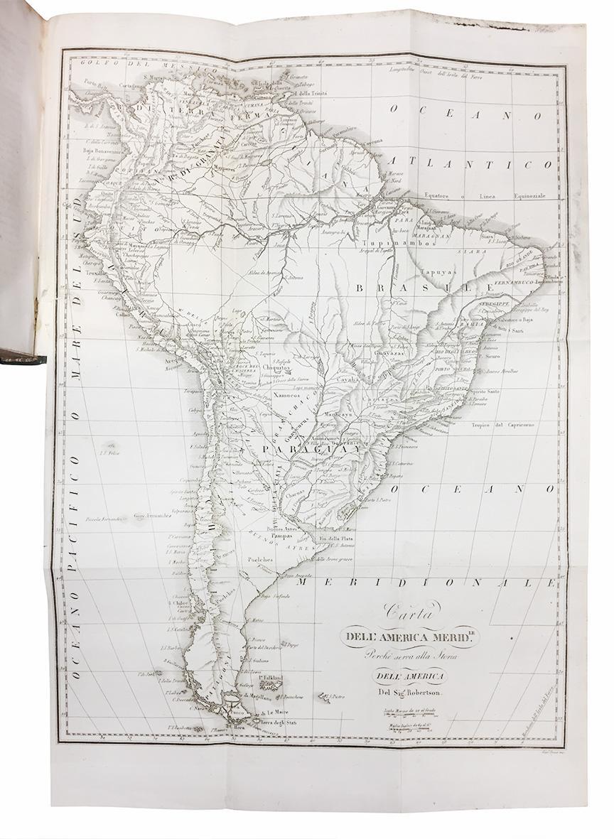 Storia dell'America di Guglielmo Robertson recata in italiano da A.P. Volume primo [-terzo]