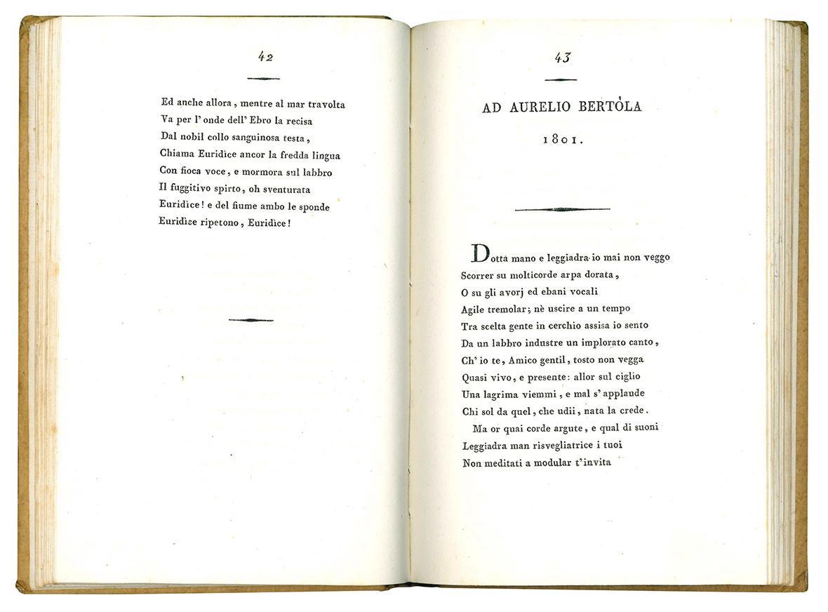 Epistole in versi d'Ippolito Pindemonte veronese
