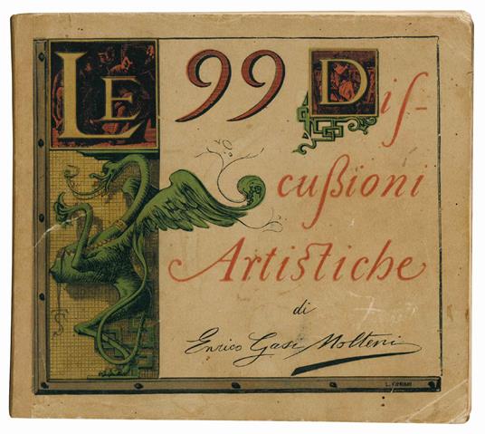 Le 99 discussioni artistiche di Enrico Gasi Molteni - Telemaco Signorini - copertina