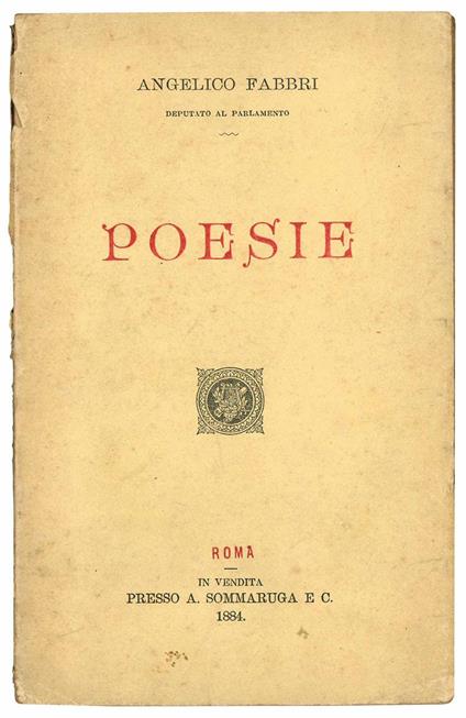 Poesie - copertina