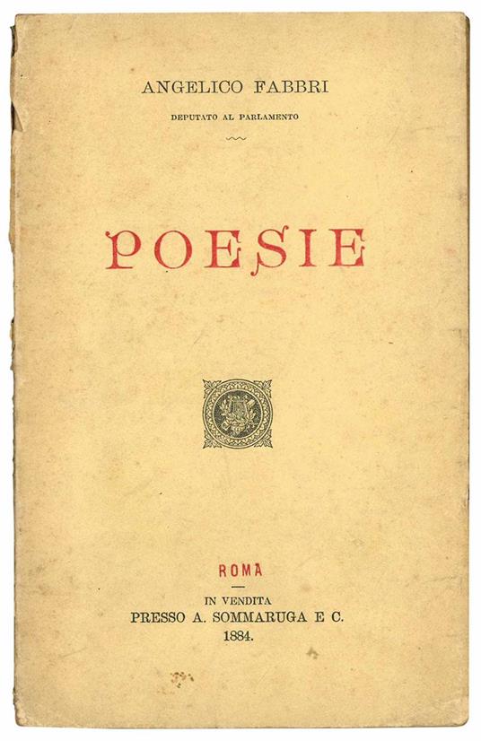 Poesie - copertina