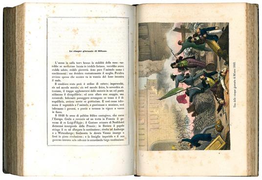 I martiri per l'indipendenza d'Italia. Storia degli sconvolgimenti italiani dal 1815 all'annessione dell'Italia centrale al Piemonte, corredata da brevi cenni storico-biografici sulla R. Casa di Savoja. Vol. I (-II) - Antonio Mugnaini - copertina