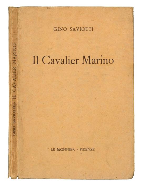 Il cavalier Marino - Gino Saviotti - copertina