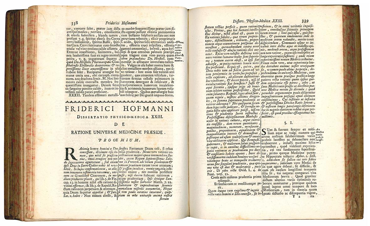 Dissertationes physico-medico-chymicae curiosae selectiores ad systema in medicina rationali traditum exactae, & ad sanitatem tuendam maxime pertinentes