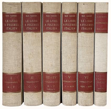 Le livre à figures italien depuis 1467 jusqu'à 1530. Essai de sa bibliographie et de son histoire - Max Sander - copertina