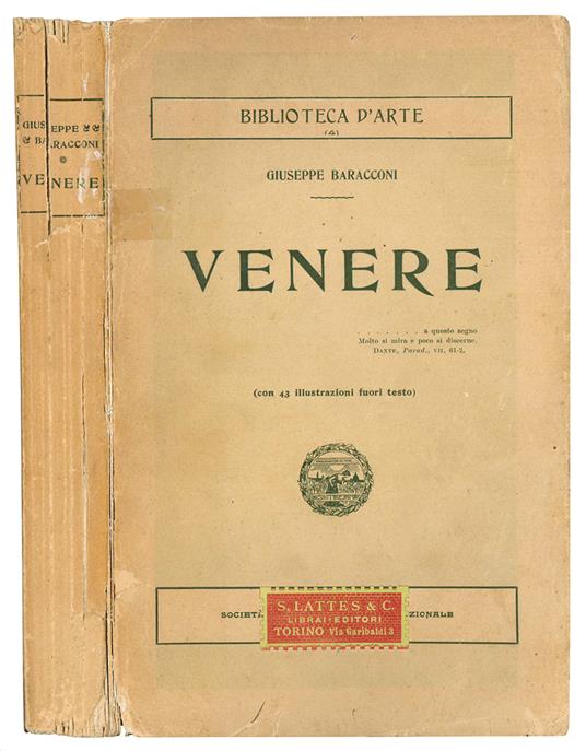 Venere - Giuseppe Baracconi - copertina