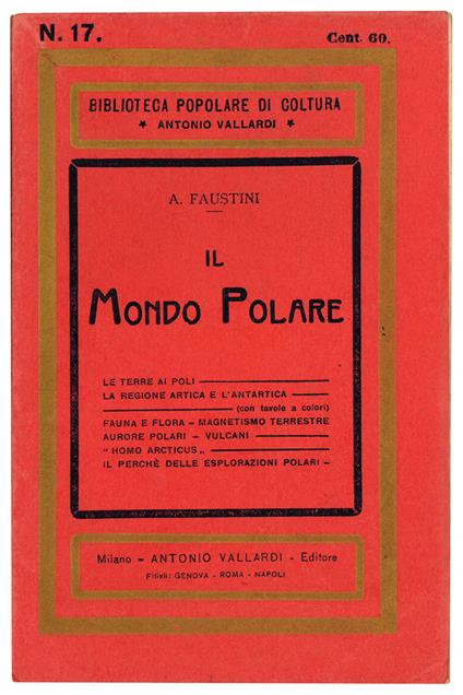 II mondo polare - Arnaldo Faustini - copertina