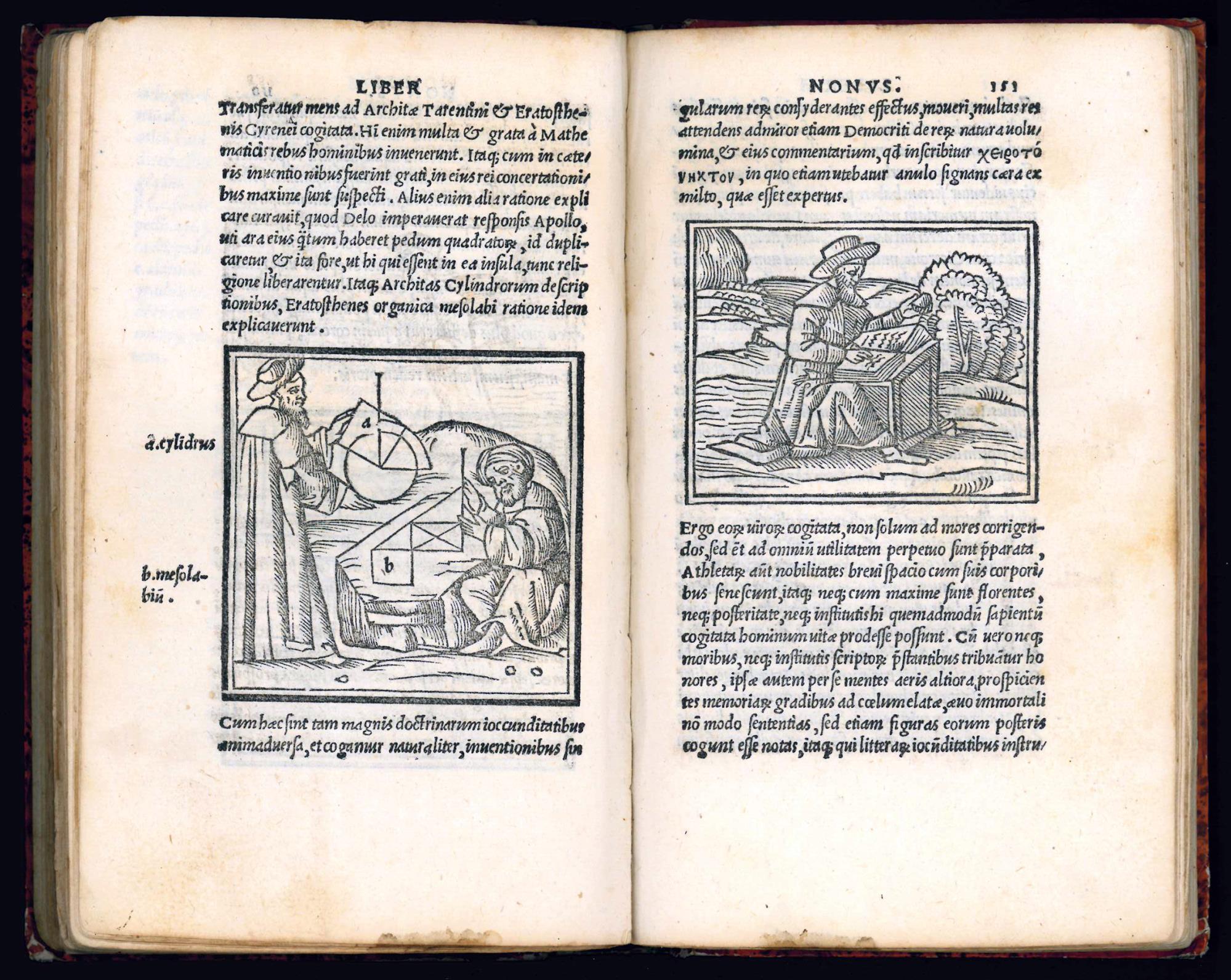 M. Vitruvij De architectura libri decem nuper maxima diligentia castigati atque excusi, additis, Iulij Frontini De aqueductibus libris propter materiae affinitatem. Colophon: Impressum Florentiae, per haeredes Philippi Iuntae, 1522 sexto kal. Novembr