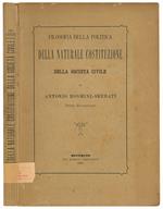 Filosofia della politica. Della naturale costituzione della società civile