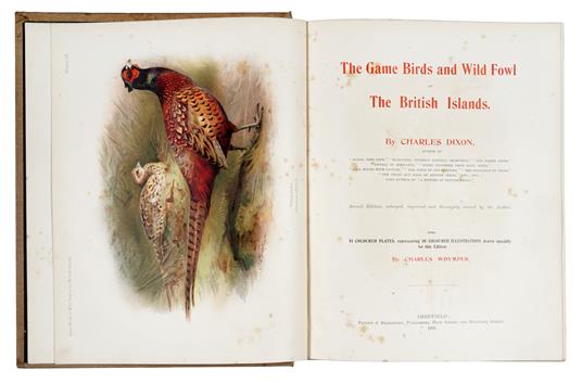 Game Birds and Wild Fowl of the British Islands - Charles Dixon - copertina
