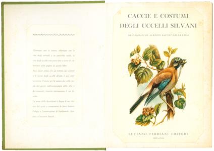 Caccie e costumi degli uccelli silvani - Alberto Bacchi Della Lega - copertina