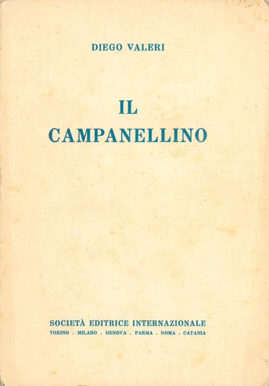 Il campanellino - Diego Valeri - copertina