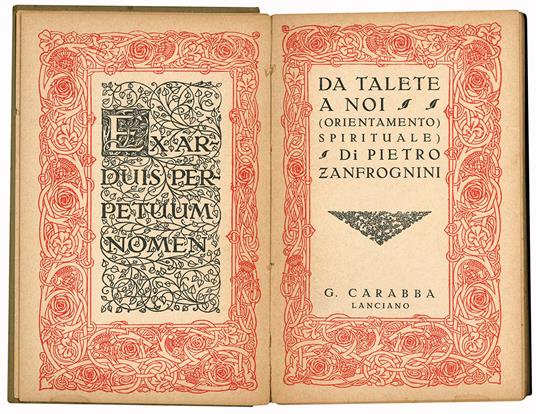 Da Talete a noi (orientamento spirituale) - Pietro Zanfrognini - copertina