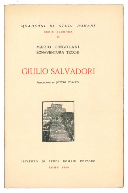 Giulio Salvadori - Mario Cingolani - copertina